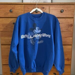 Disney Blue Mickey Mouse Sweatshirt